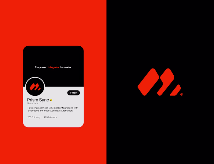 Logo design for PrismSync