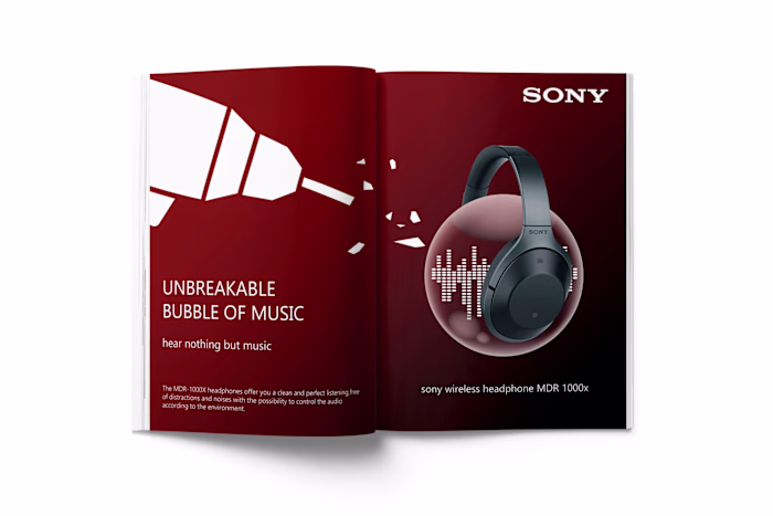Integrated Campaign: SONY wireless headphones
