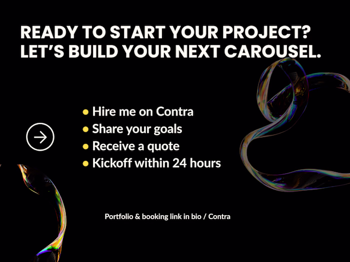 Startup Pitch Deck & Instagram Carousel Design in Canva