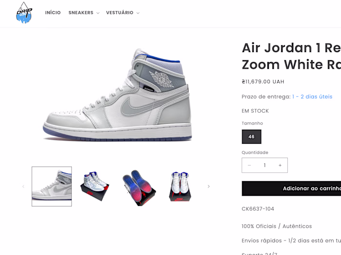 DripClub E-commerce Platform Development