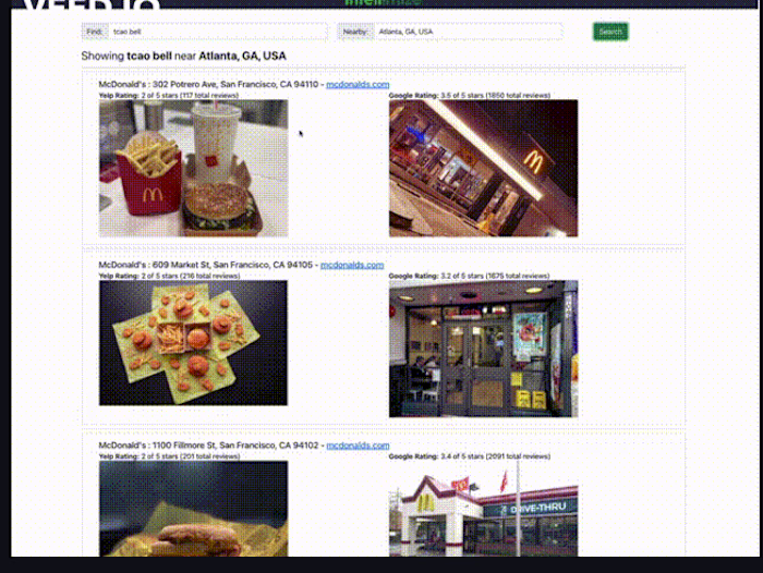 GitHub - MichaelWalker-git/CrazyRestaurantSearch: Review platfo…