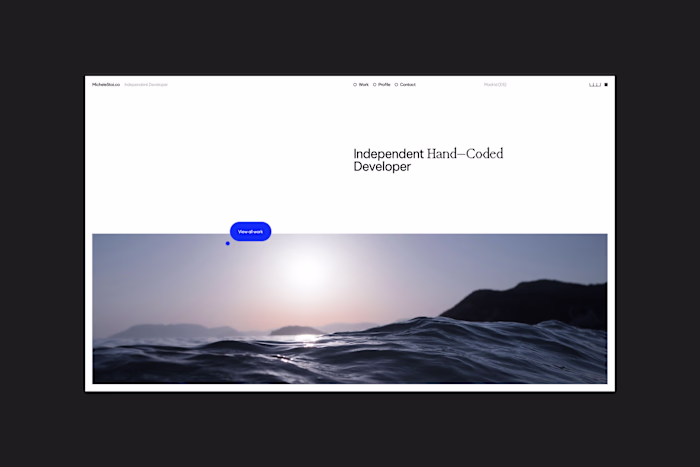 Web Design for an Independent Developer