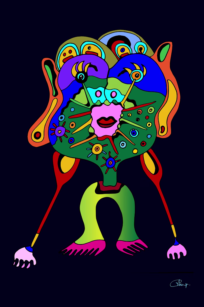 Vibrant Surreal NFT Character Creation