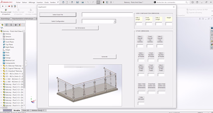 Balcony Design Automation Macro