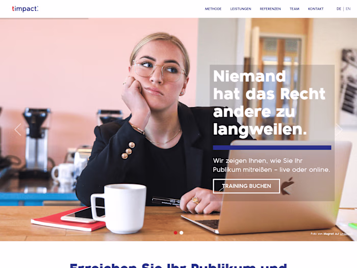 Timpact - Website