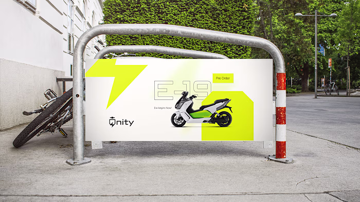 Unity - Electric Scooters - Logo Design Presentation