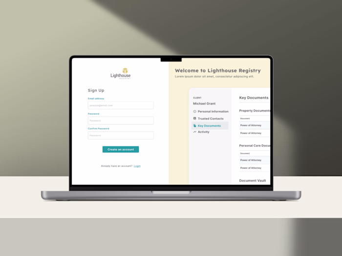 Lighthouse Registry | UX/UI Design