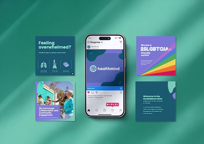 Brand, Web, and Social Design for Counselling Clinic