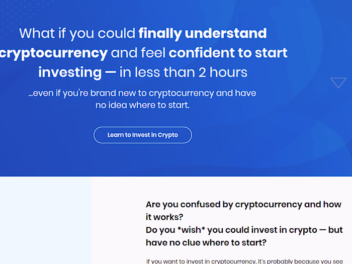 Crypto Made Easy | Landing Page Project