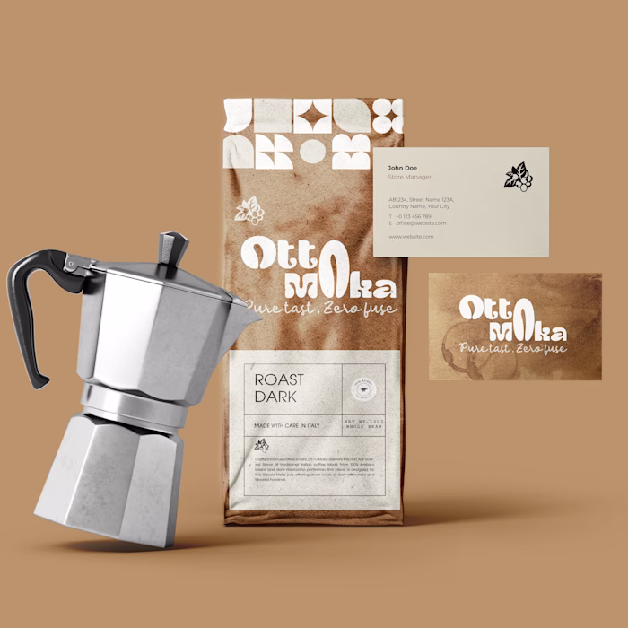 OTTO Moka - Coffee Brand Identity Design