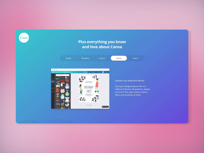 Canva: Touches of delight through animations