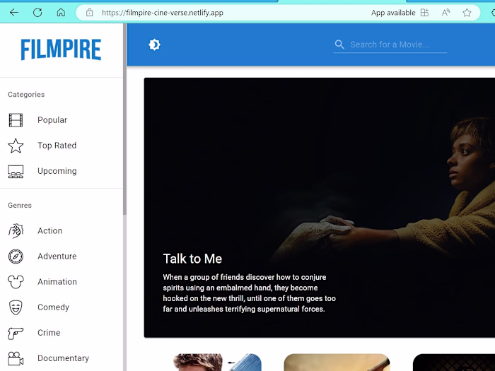 FILMPIRE CINEVERSE PROJECT