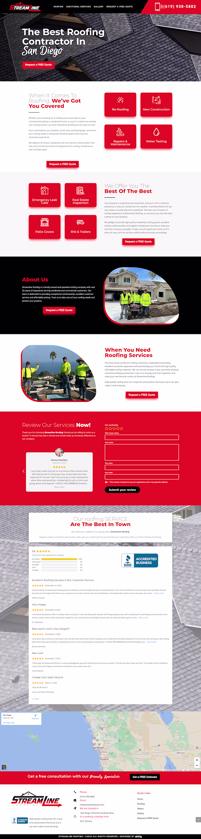 Service Based Website Designs 
