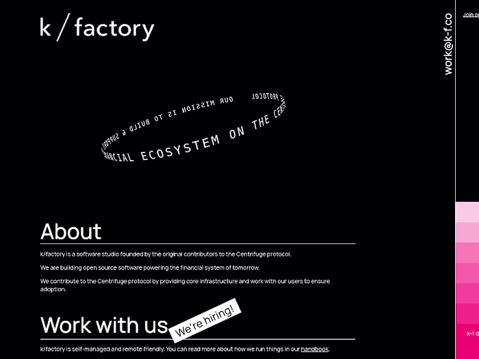 Landing Pages for DeFi Organization