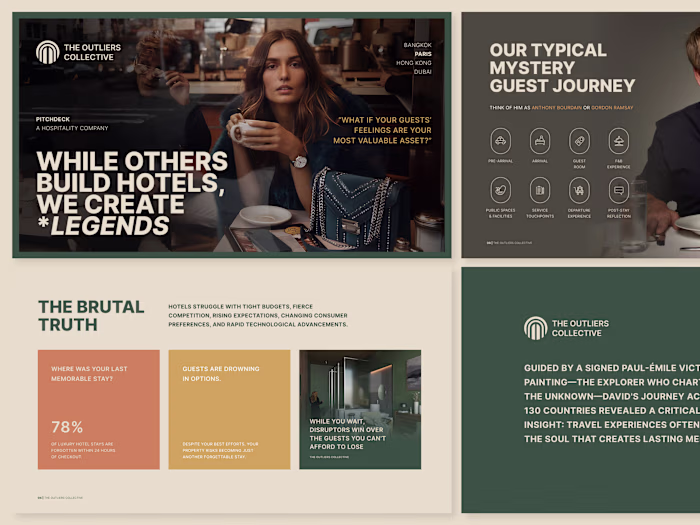 The Outliers Collective, Pitchdeck