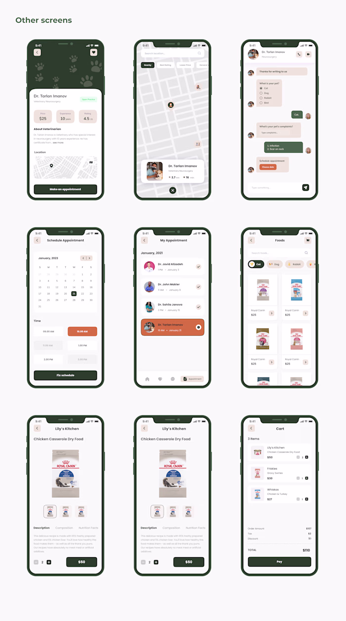Paws & Claws Pet Care Solution App UI/UX Case Study