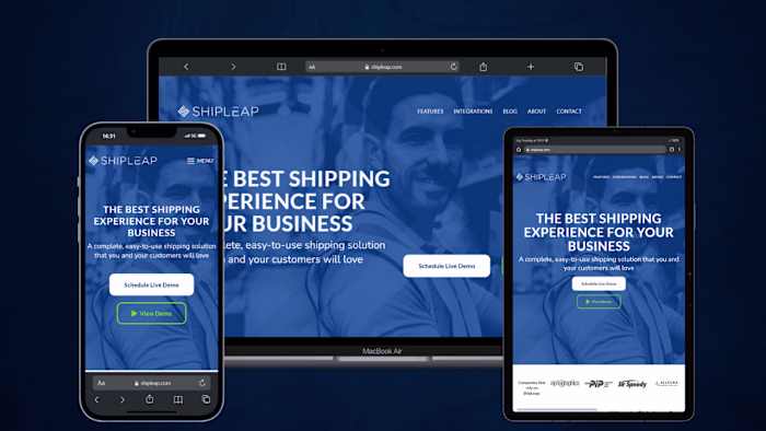 I designed and developed the official website for Shipleap (...