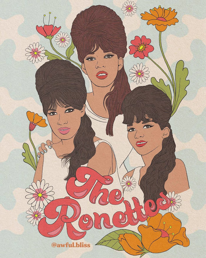 The Ronettes T-Shirt and Poster Design