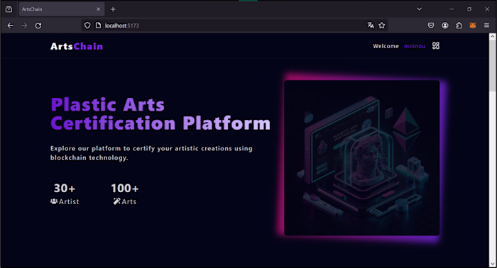 Blockchain-Based Art Authentication DApp