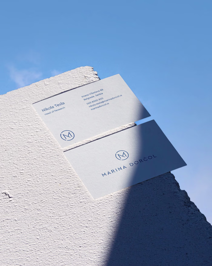 Brand Identity for Real Estate Project Marina Dorćol