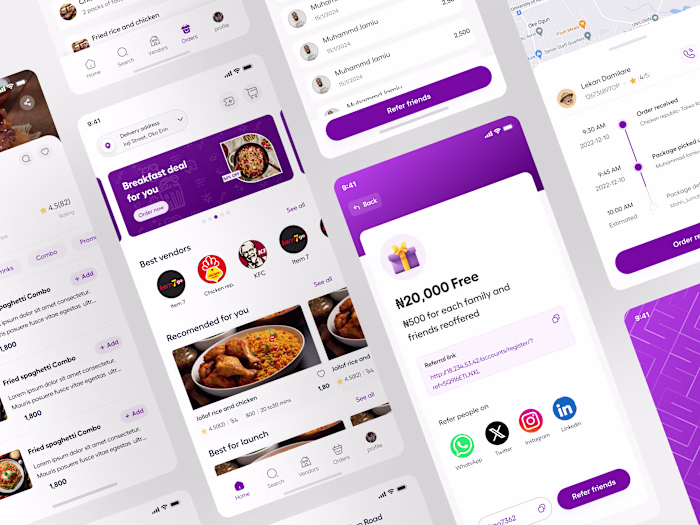 Food Ordering app