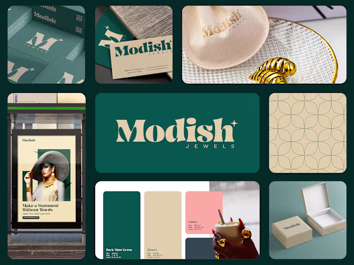 Modish Jewels Brand Identity