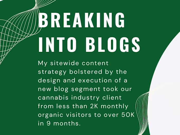 Breaking Into Blogs (Content-Led SEO)