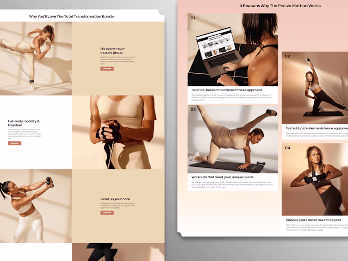 High-Converting Product Page for Complete Workout Kit