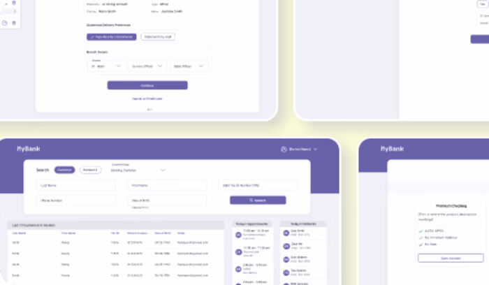 Bank Branch Account Opening | UX/UI | Concept to Development