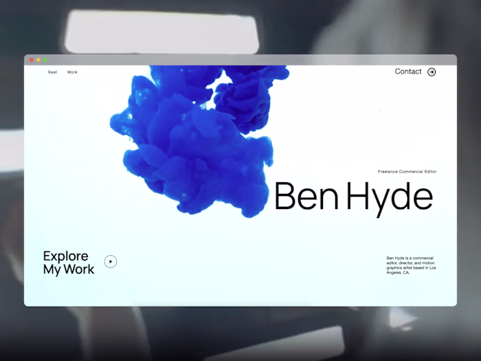 Ben Hyde:  Transforming Creativity into a Digital Showcase