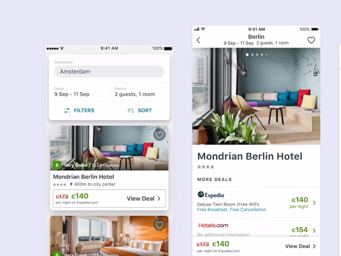 Mobile App for trivago