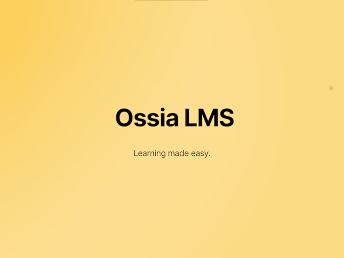 Ossia - UI/UX Design Project