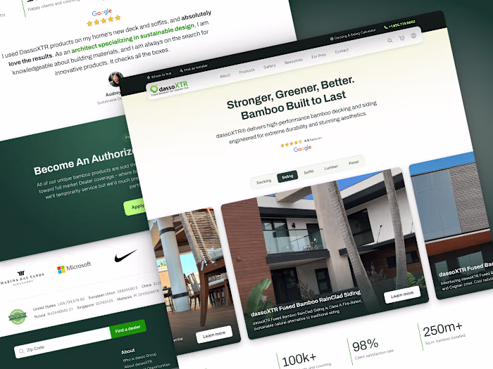 dassoXTR - Website redesign