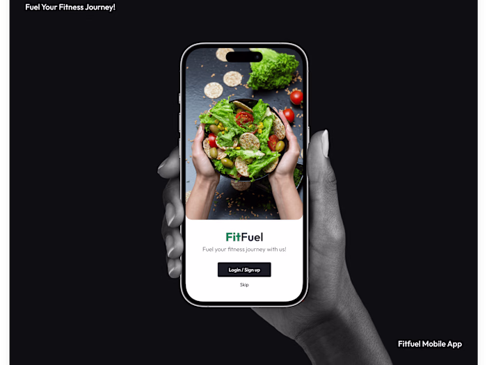 Fitfuel Mobile App | User Interface Redesign