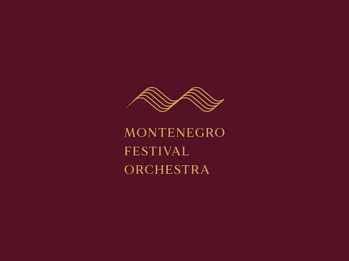 Montenegro Festival Orchestra Logo Design