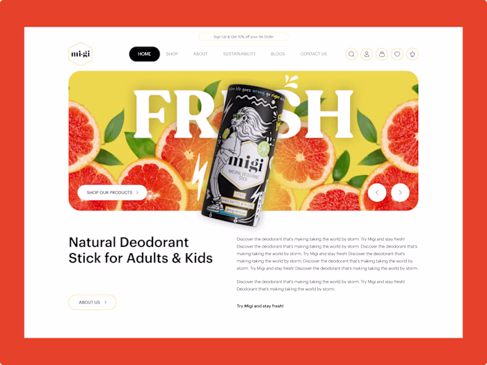 Migi - Framer Design and Development