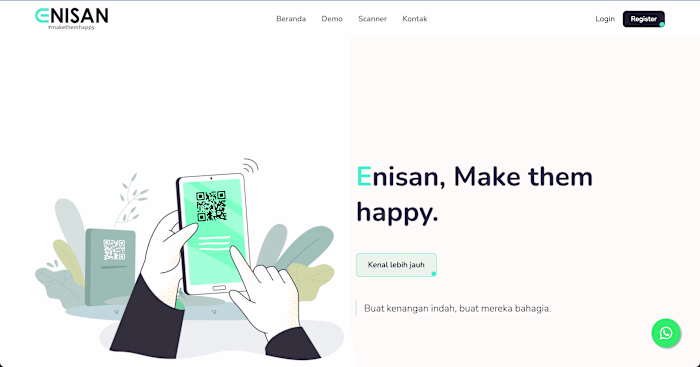Enisan - Landing Page
