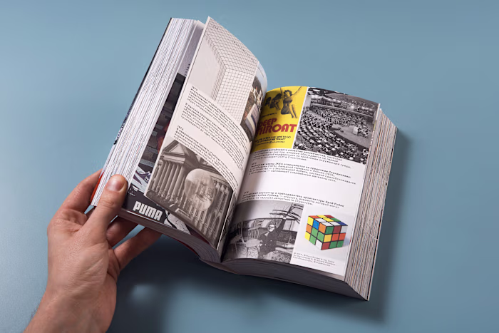 Visual content management for the book