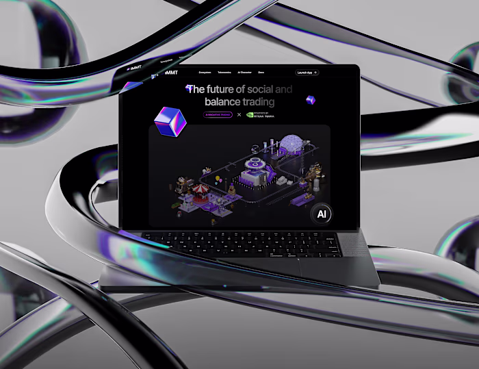 Website Design for AI Trading Platform