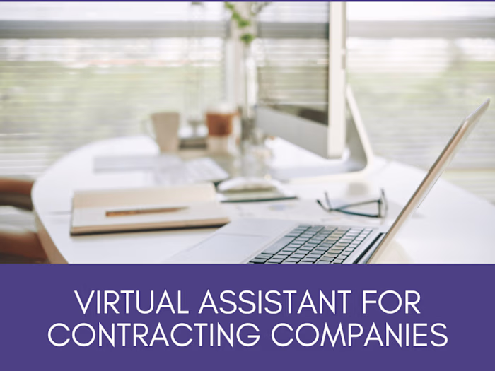Virtual Assistant for Contracting Companies