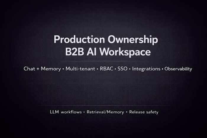 Production Ownership — B2B AI Workspace