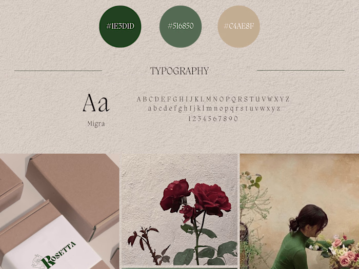 Rosetta Flowers & Co | Brand Identity Design