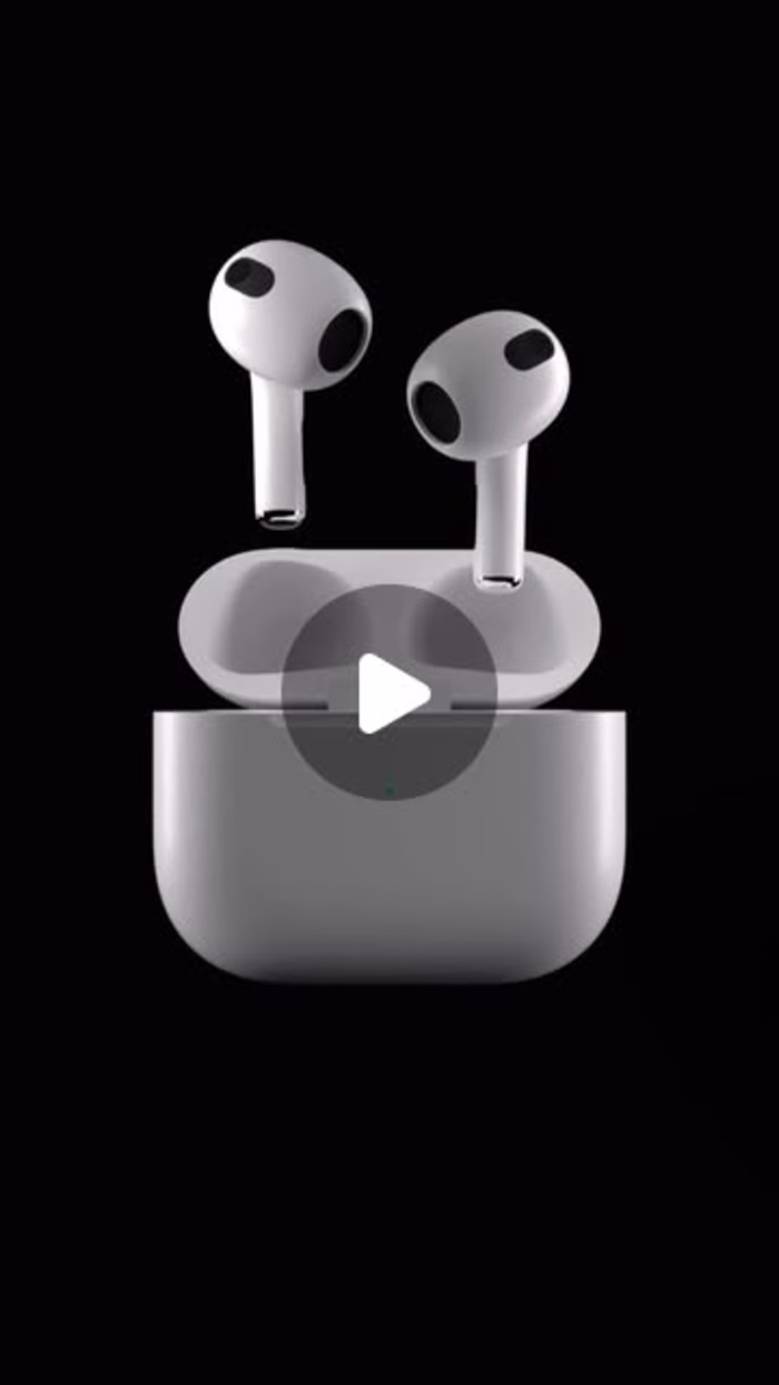 3D AirPods Promotional Campaign