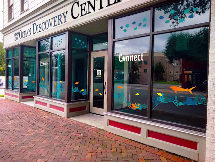 Window Graphics for Gray's Reef Ocean Discovery Center