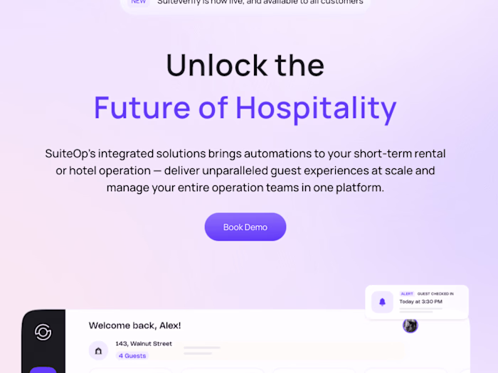 SuiteOp marketing website
