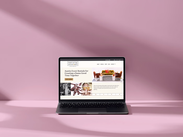 Event Rentals Austin | Party at the Moontower | Event Furniture