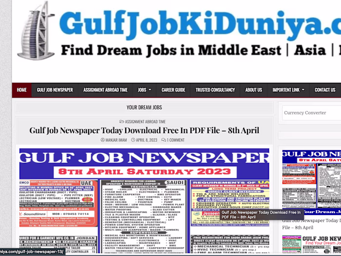 Gulf Job Ki Duniya Gulf Job Ki Duniya