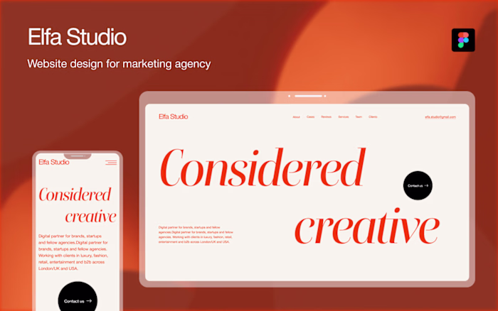 Marketing Agency - Figma to Framer 