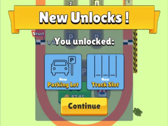 Idle Merging Racing Cars