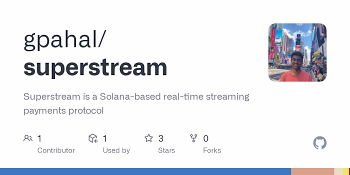 Real-time payment streams on Solana